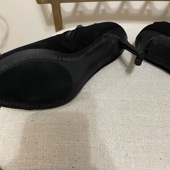 Bleeker & Bond black mesh open toe booties 8.5 - Picture 5 of 10